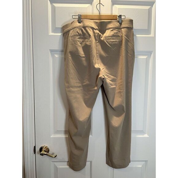 Studio Works Women's size 18 WS Pants Beige Pull-On Waistband Pockets - Picture 2 of 5